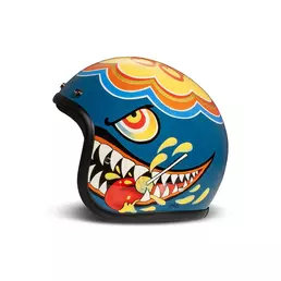 Dmd Jet Retro Lollipop Мотошлем Синий