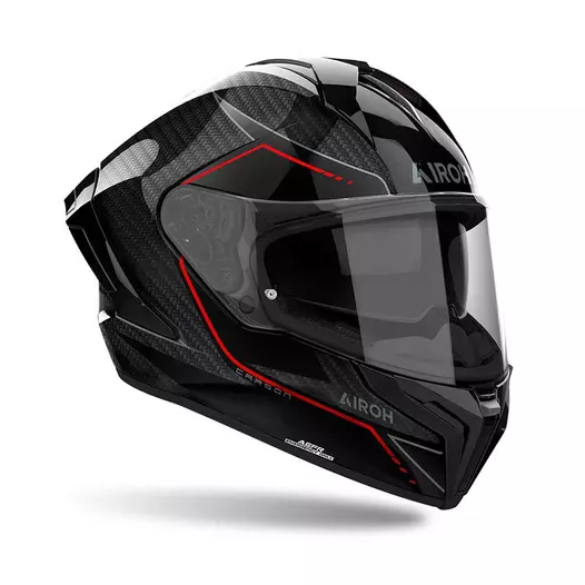 Airoh Matryx Carbon Stylish Мотошлем Gloss Черный