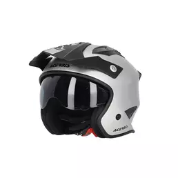 Acerbis Jet Aria 2206 Metallic Мотошлем Silver Серый