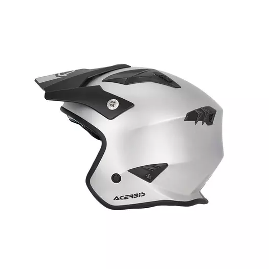 Acerbis Jet Aria 2206 Metallic Мотошлем Silver Серый