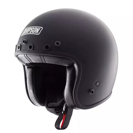 Simpson Chopper Мотошлем Black Matt Черный (размер: xs)