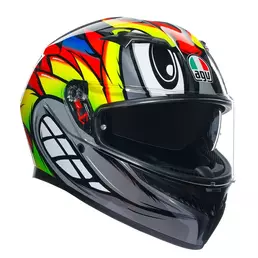 Agv K3 E2206 Birdy 2.0 Мотошлем Grey Yellow Red Серый