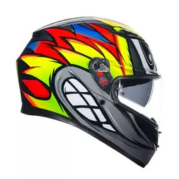 Agv K3 E2206 Birdy 2.0 Мотошлем Grey Yellow Red Серый