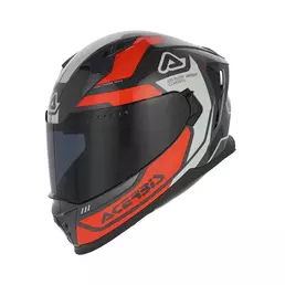 Acerbis X-way Graphic Мотошлем Orange Grey Оранжевый