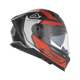 Acerbis X-way Graphic Мотошлем Orange Grey Оранжевый