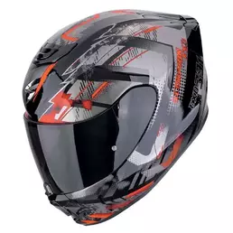 SCORPION EXO-391 Clutter integralhelm Красно-черный