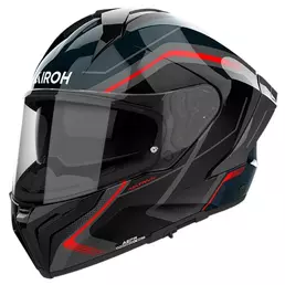 AIROH Matryx Wide integralhelm Black / Red Gloss