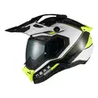 Nexx X.rally Raid Мотошлем White Yellow Желтый