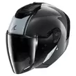 SHARK RS Jet Carbon Blank jethelm Glossy / Carbon / Silver (размер: xs)