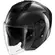 SHARK RS Jet Carbon Blank jethelm Glossy / Carbon / Black