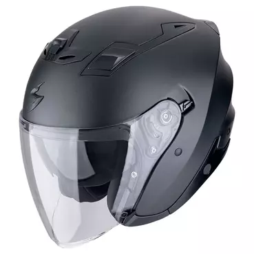 SCORPION EXO-Z1 jethelm Matt Pearl Black