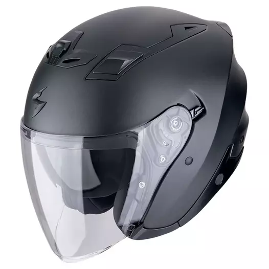 SCORPION EXO-Z1 jethelm Matt Pearl Black