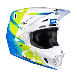 Leatt Moto 7.5 V26 Мотошлем Kit Pixel Blue Синий