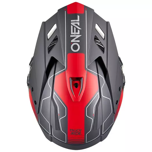 O Neal Sierra Rs Echo Мотошлем Black Red Красный