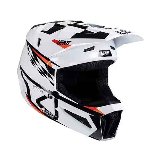 Leatt 3.5 Jr V.25 Мотошлем White Белый (размер: m)