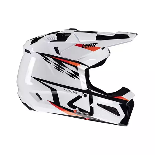 Leatt 3.5 Jr V.25 Мотошлем White Белый