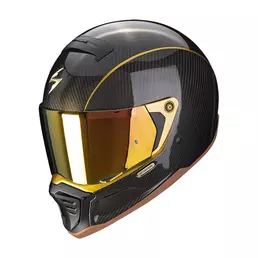 Scorpion Exo-hx1 Carbon Se Мотошлем Black Gold Золотистый (размер: xs)