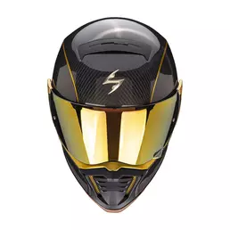 Scorpion Exo-hx1 Carbon Se Мотошлем Black Gold Золотистый