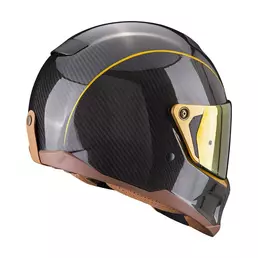 Scorpion Exo-hx1 Carbon Se Мотошлем Black Gold Золотистый