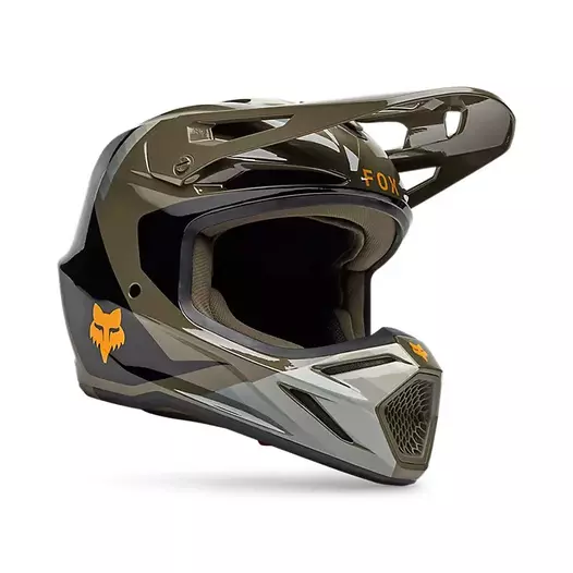 Fox V3 Fade Мотошлем Brown Black Коричневый (размер: s)