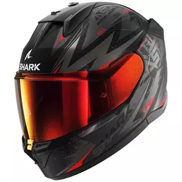Shark D-skwal 3 Blast-r Mat Мотошлем Black Red Красный (размер: xs)