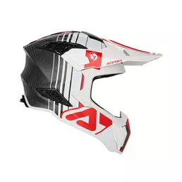 Acerbis Airstrike-c Мотошлем White Red Белый