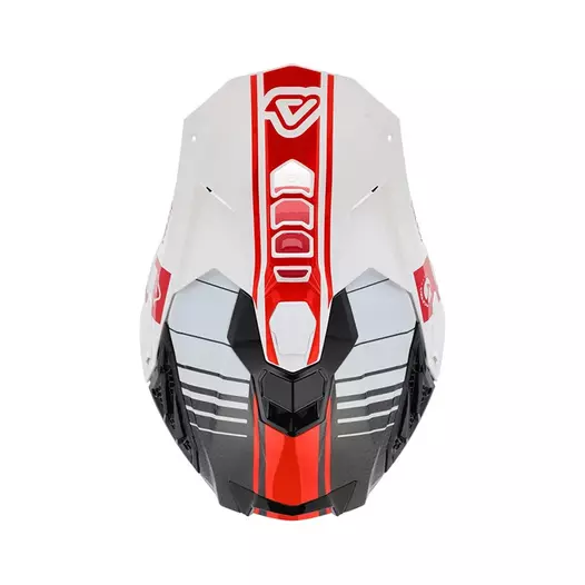 Acerbis Airstrike-c Мотошлем White Red Белый
