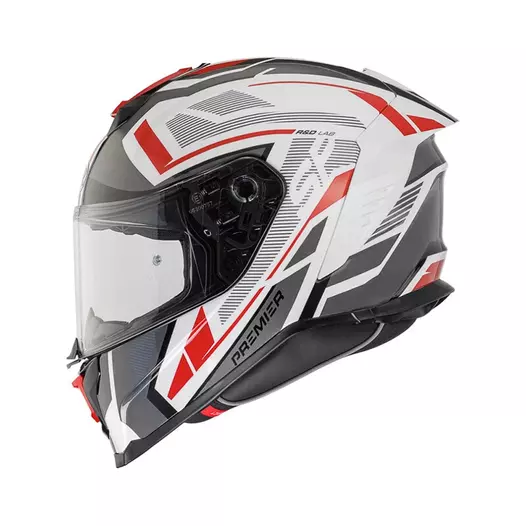 Premier Hyper 22.06 Kr 8 Мотошлем White Белый