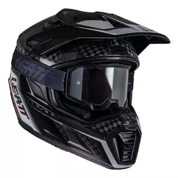 Leatt Adv 9.5 Carbon V.25 Мотошлем Black Черный