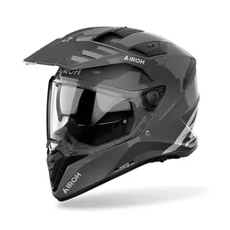 Airoh Bandit Color Мотошлем Dark Grey Glossy Серый
