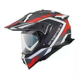 Premier Discovery Gl 17 Bm Мотошлем Black Red Красный
