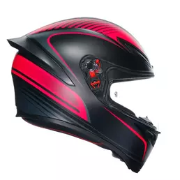 Agv K1 S E2206 Warmup Мотошлем Black Pink Розовый