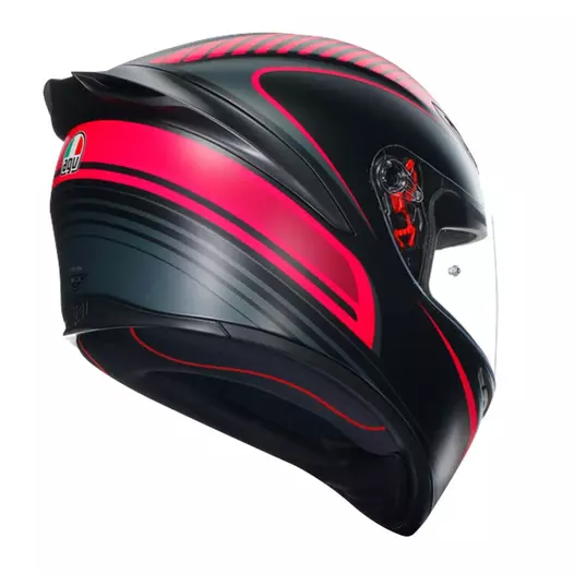 Agv K1 S E2206 Warmup Мотошлем Black Pink Розовый