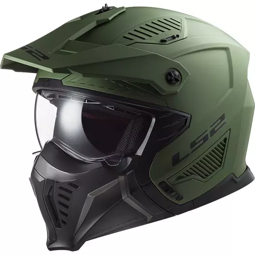 Ls2 Of606 Drifter Solid Мотошлем Green Matt Зеленый (размер: xs)