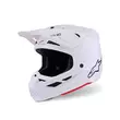 Alpinestars Sm7 2206 Solid Мотошлем White Glossy Белый (размер: xs)