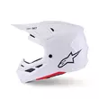 Alpinestars Sm7 2206 Solid Мотошлем White Glossy Белый