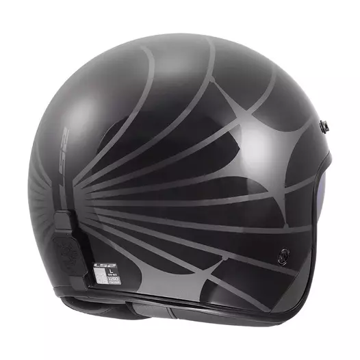 Ls2 Of601 Bob 2 Cosmic Мотошлем Black Grey Черный