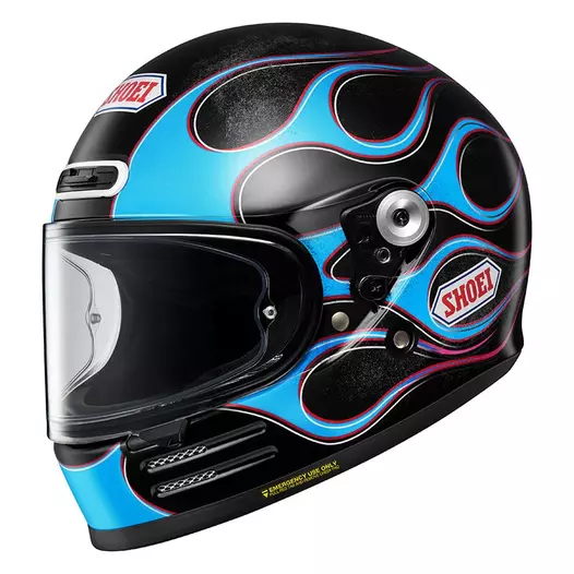 Shoei Glamster 06 Blast Tc-2 Мотошлем Blue Синий (размер: xs)