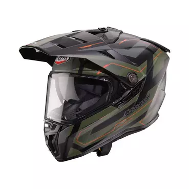 Caberg Tanami Ranger Мотошлем Green Orange Matt Зеленый