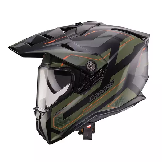 Caberg Tanami Ranger Мотошлем Green Orange Matt Зеленый
