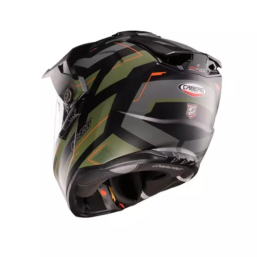 Caberg Tanami Ranger Мотошлем Green Orange Matt Зеленый