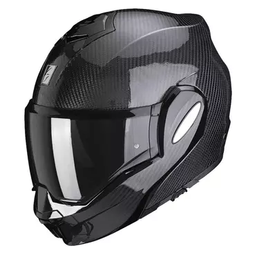 SCORPION EXO-Tech EVO Carbon Modularhelm Черный