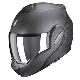 SCORPION EXO-Tech EVO Carbon Modularhelm Черный