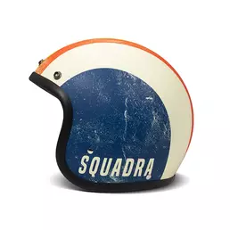 Dmd Jet Retro Squadra Corse Мотошлем Оранжевый