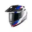 Nexx Y.travl Quest Мотошлем White Red Blue Синий