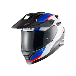 Nexx Y.travl Quest Мотошлем White Red Blue Синий