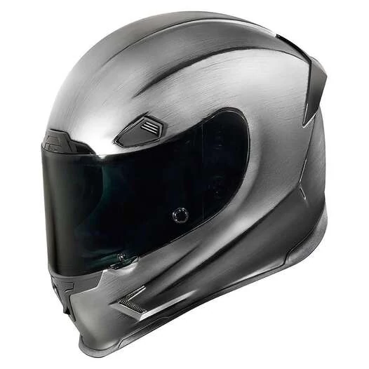 Icon Airframe Pro Quicksilver мотошлем серебряный