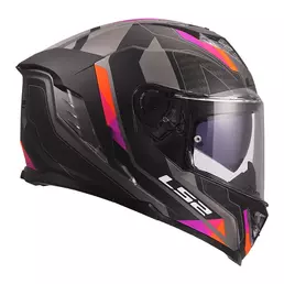 Ls2 Ff818 Storm 3 Sporty Мотошлем Grey Purple Серый