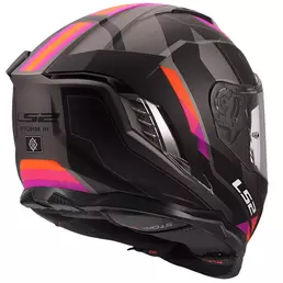 Ls2 Ff818 Storm 3 Sporty Мотошлем Grey Purple Серый