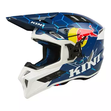 Kini Red Bull Exc 1.0 Мотошлем Blue White Синий